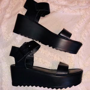 Platform Sandals Size 9